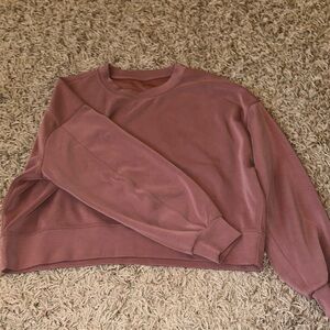 Mauve Lululemon super soft pullover